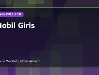 Casino MaxiBet Mobil Giriş Kontrolü konu görseli
